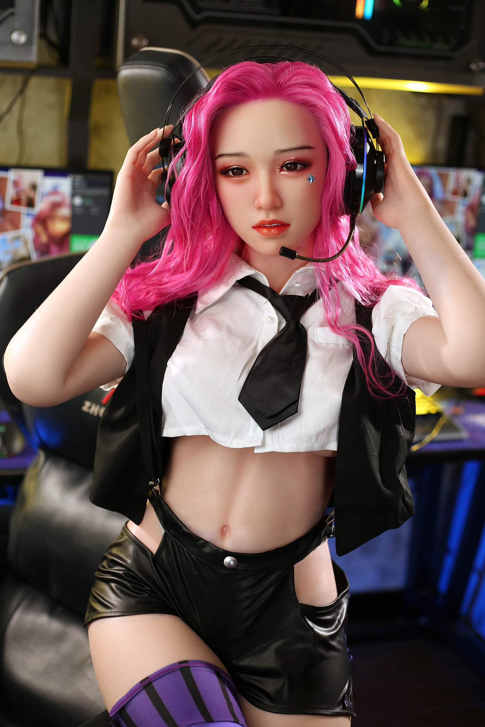 Cosplay Sexy Vagina Anus Lifelike Anal Anime for Men Masturbator Love Dolls,Adult Dolls,Silicone head TPE body Love Dolls